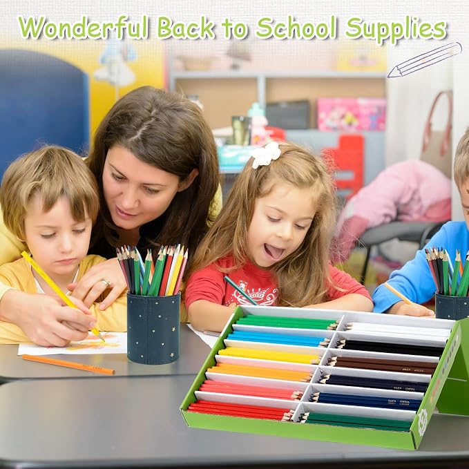 S & E TEACHER'S EDITION Colored Pencils 240Pcs, Coloring Pencils Set Drawing - Image 7