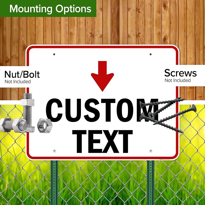 Custom Arrow, Custom Directional Sign, Down Arrow, 36x48 Inches, Rust Free - Image 5
