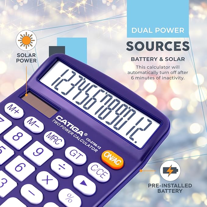 Desktop Calculator 12 Digit - Image 5