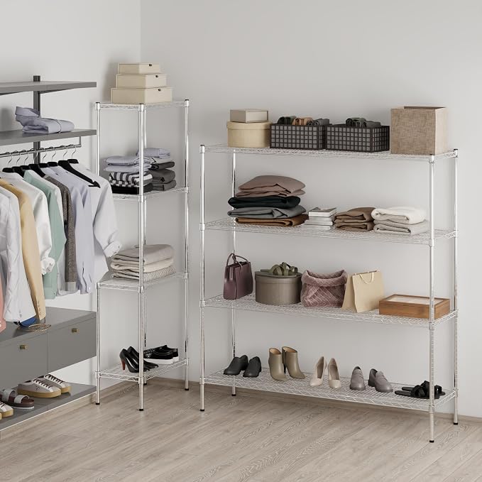 Regal Altair 18" Deep x 60" Wide x 64" Height Wire Shelving Kit | 4-Tier | NSF - Image 7
