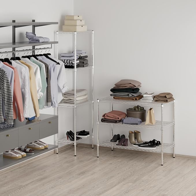 Regal Altair 21" Deep x 42" Wide x 34" Height Wire Shelving Kit | 3-Tier | NSF - Image 7