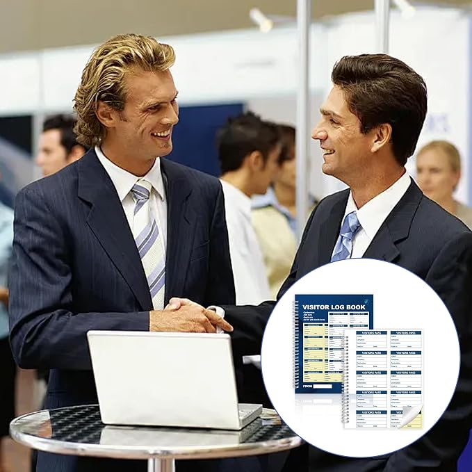 1 Pack of 500 Visitor Badges Registry Log - Image 8
