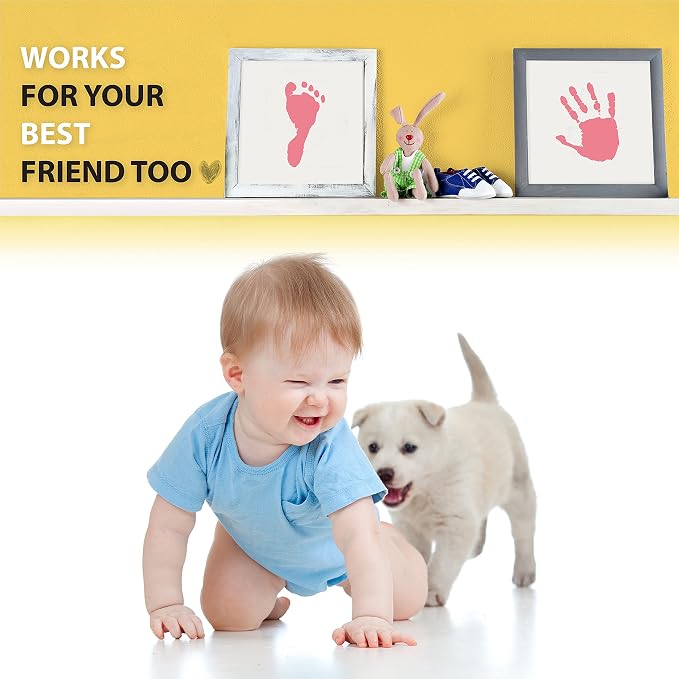 Large Clean Touch Ink Pad for Baby Handprints and Footprints – Inkless Infant - Image 5
