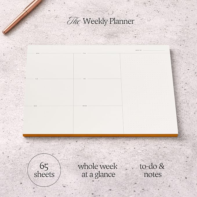 Weekly To-Do List Notepad – Desk Pad - Image 2