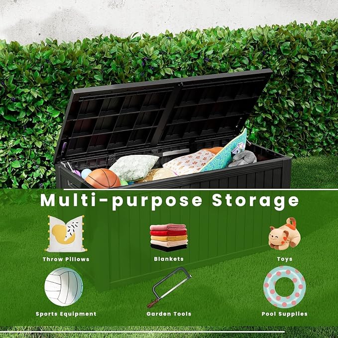 Yardgrace 210 Gallon Outdoor Storage Box - Image 5
