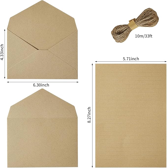 10 Pack Best Paper and Heavyweight Envelopes Set, 6.30 X 4.33 Inches Envelopes - Image 2