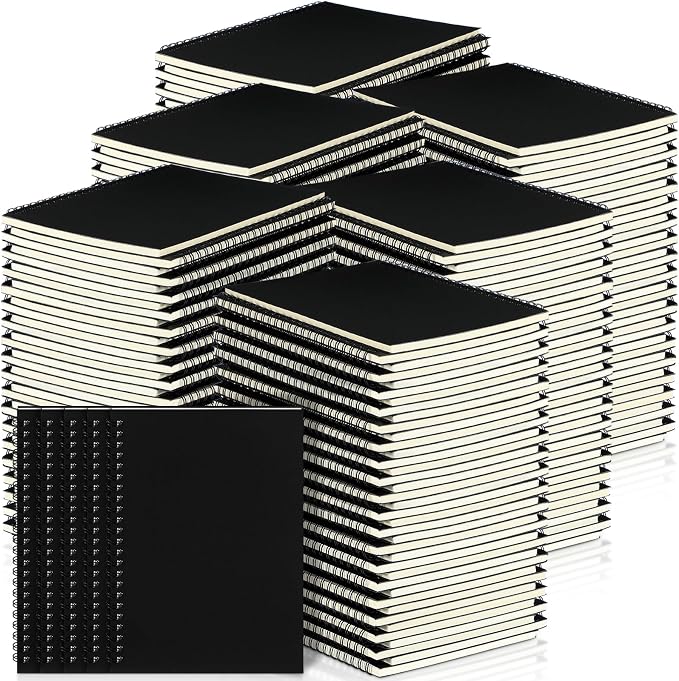 Yahenda 108 Pcs Spiral Notebook Bulk A5 Journal Lined 8.3'' x 5.5'' Writing by Yahenda