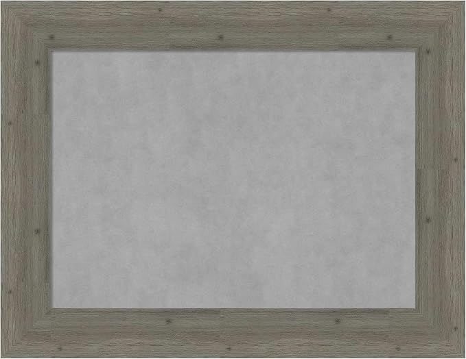 Amanti Art Grey Framed Magnetic Board 27x35 Medium Vision Board by AmantiArt