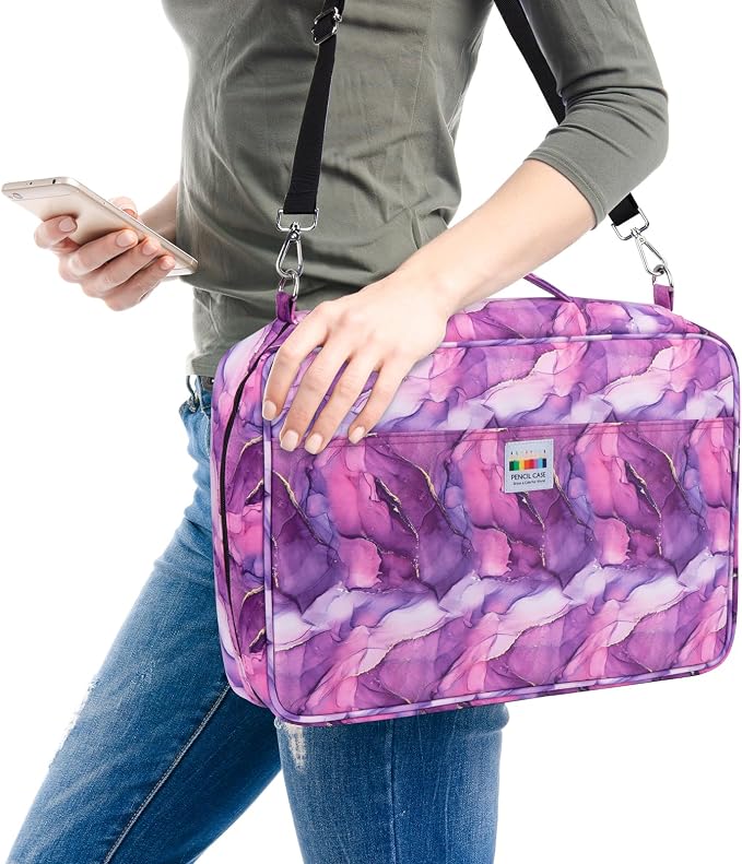 YOUSHARES Big Capacity Colored Pencil Case - Image 6