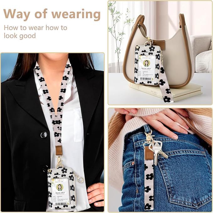 2-in-1 ID Badge Holder & Lanyard Wallet - Image 3