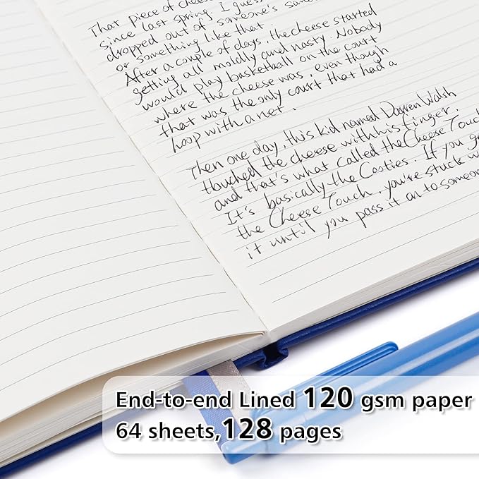 feela College Ruled Notebooks, 18 Pack Business Notebook Bulk Hardcover Lined - Image 3