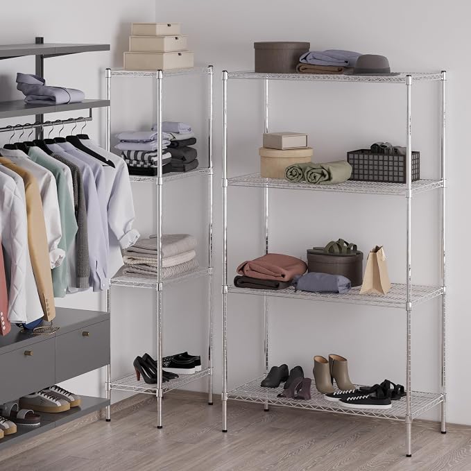 Regal Altair 21" Deep x 42" Wide x 74" Height Wire Shelving Kit | 4-Tier | NSF - Image 2