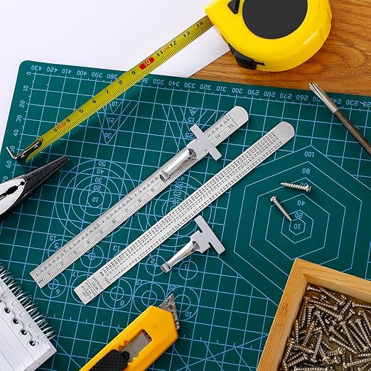 3 Pieces 6 Inch 15 cm Pocket Ruler Flexible Precision Stainless Steel Ruler - Image 5