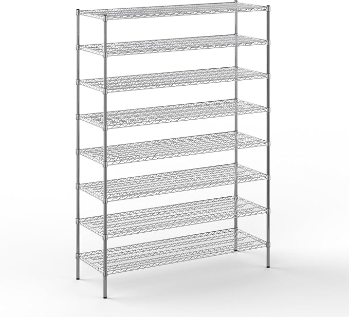 Regal Altair 21" Deep x 60" Wide x 86" Height Wire Shelving Kit | 8-Tier | NSF by Regal+Altair