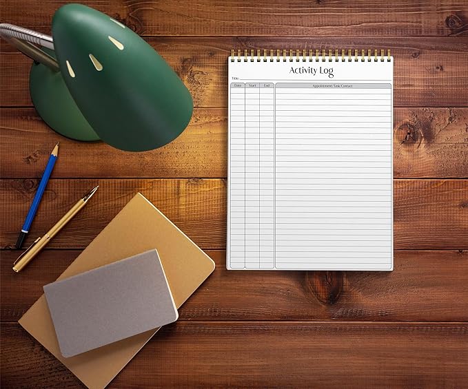 Better Office Products Activity Log Notepad, 8.5" x 11", Planning Note Pad - Image 3