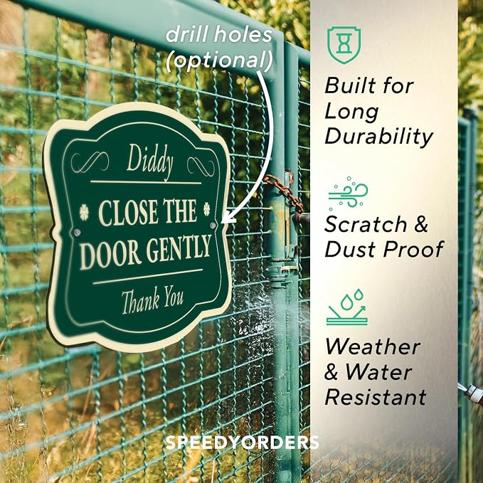 Custom Decorative Outdoor Signs, Personalized Aluminum Signs, Heavyweight - Image 6