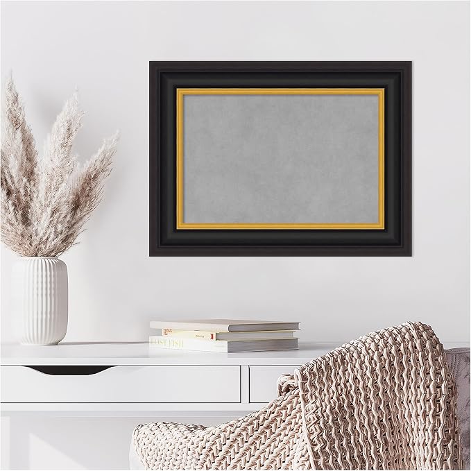 Amanti Art Black Framed Magnetic Board 18x24 Small Vision Board - Image 7
