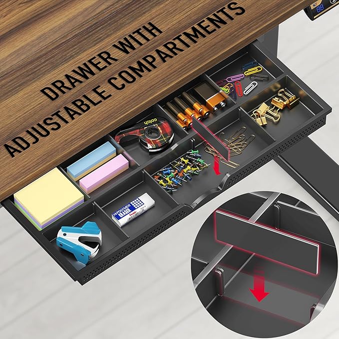 SHW 48-Inch Electric Height Adjustable Standing Desk - Image 5