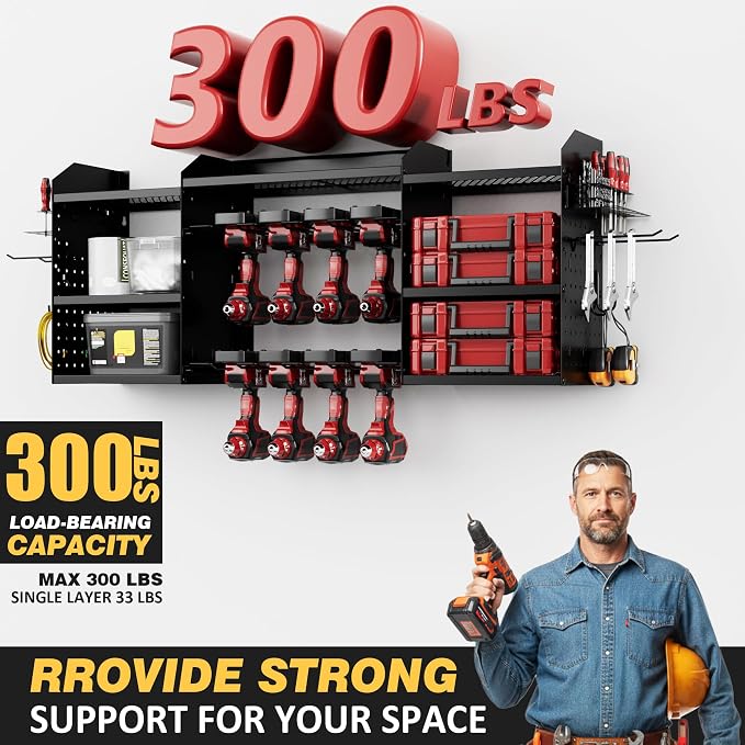 VDEVY Power Tool Organizer Wall Mount - Image 7