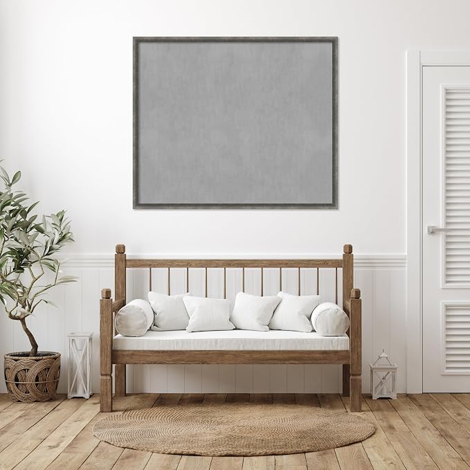 Amanti Art Grey Framed Magnetic Board 42x50 Oversize Vision Board - Image 6