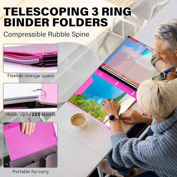 WOT I Telescoping Project Organizer, Refillable Binder - Image 2