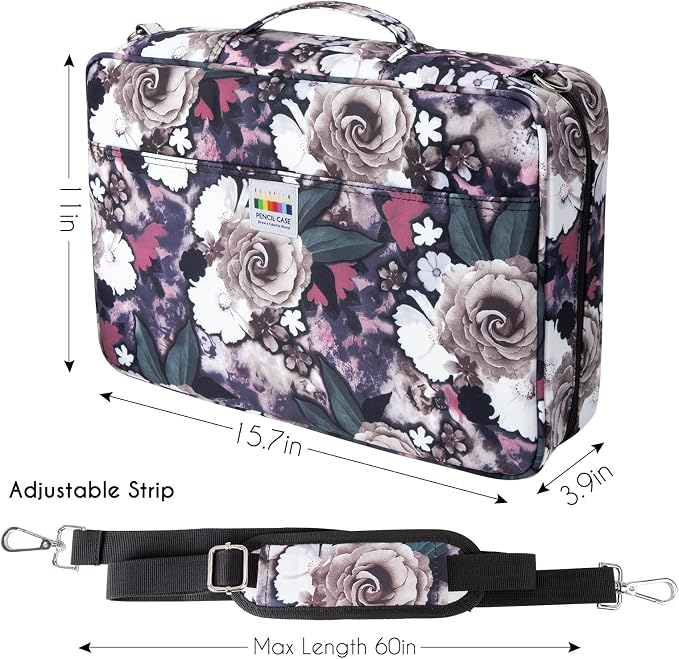 YOUSHARES Big Capacity Colored Pencil Case - Image 3