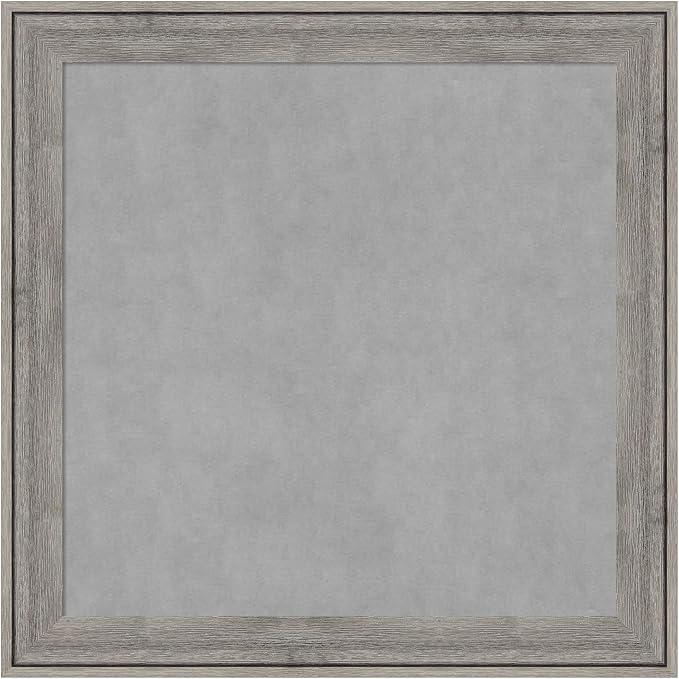 Amanti Art Grey Framed Magnetic Board 29x29 Medium Vision Board by AmantiArt