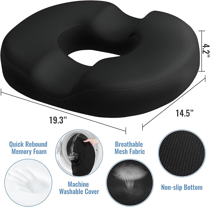 CloudBliss Donut Pillow Seat Cushion Chair Pad - Image 2