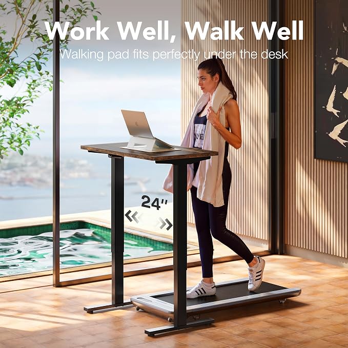 HUANUO 48" x 24" Electric Standing Desk Adjustable Height, 4 Memory Height - Image 7