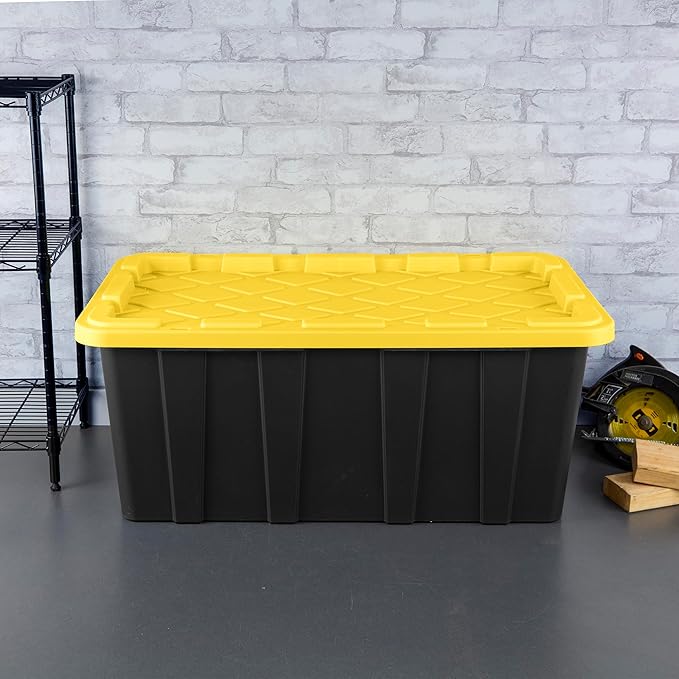 Sterilite 12-Pack Industrial Tote, Plastic Storage Container Bins - Image 4