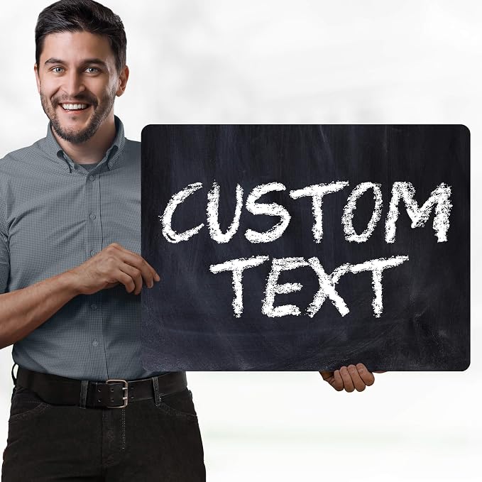 Custom Sign, Custom Street Sign, 11 Font Colors, 13 Font Styles, 4 Hole Options - Image 2
