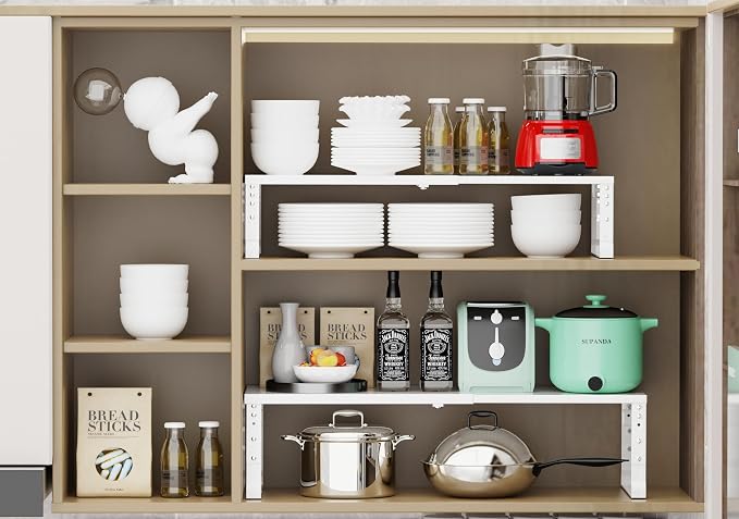 Jojocross Expandable Stackable Spice Rack Organizer - Image 4