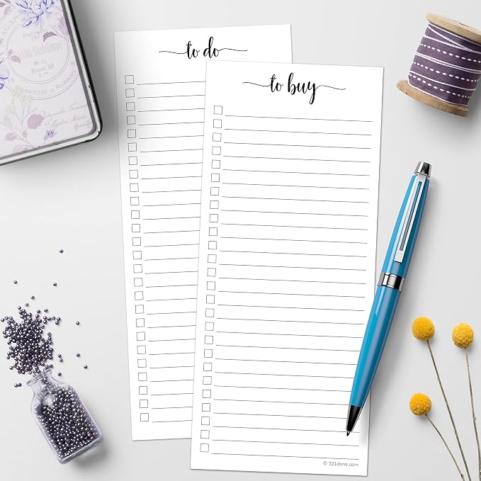 321Done To Buy List Notepad 2-Pack - Image 3