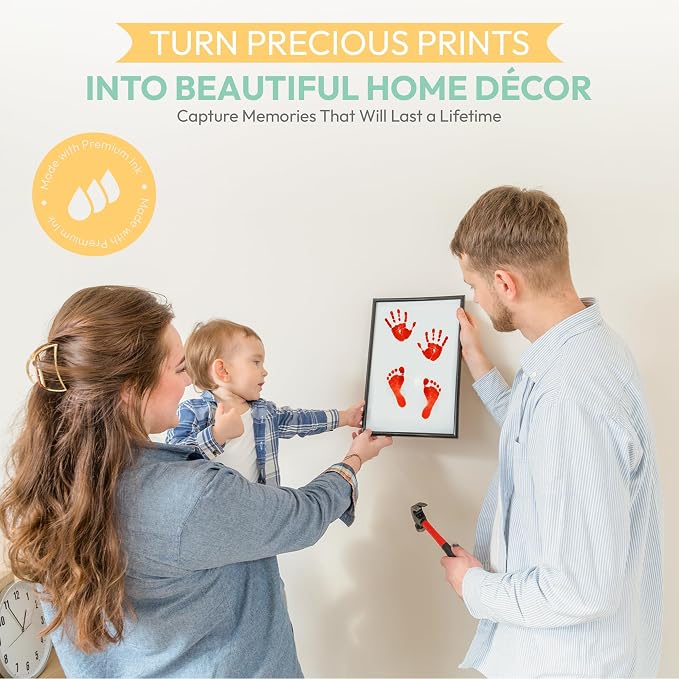 Clean Touch Ink Pad for Baby Handprints and Footprints – Inkless Infant Hand & - Image 5