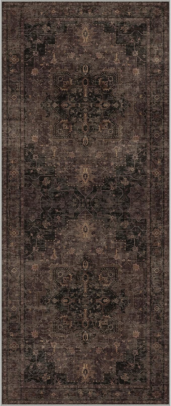 GENIMO 2'6"x6 Runner Rugs for Hallway, Machine Washable Non Slip Vintage Rugs - Image 8