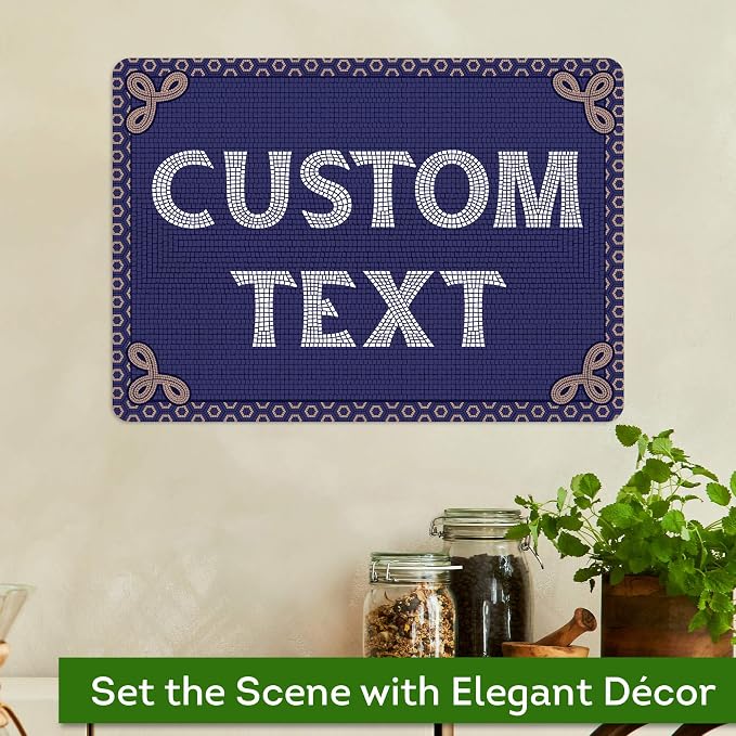 Custom Sign, Custom Street Sign, 11 Font Colors, 13 Font Styles, 4 Hole Options - Image 4