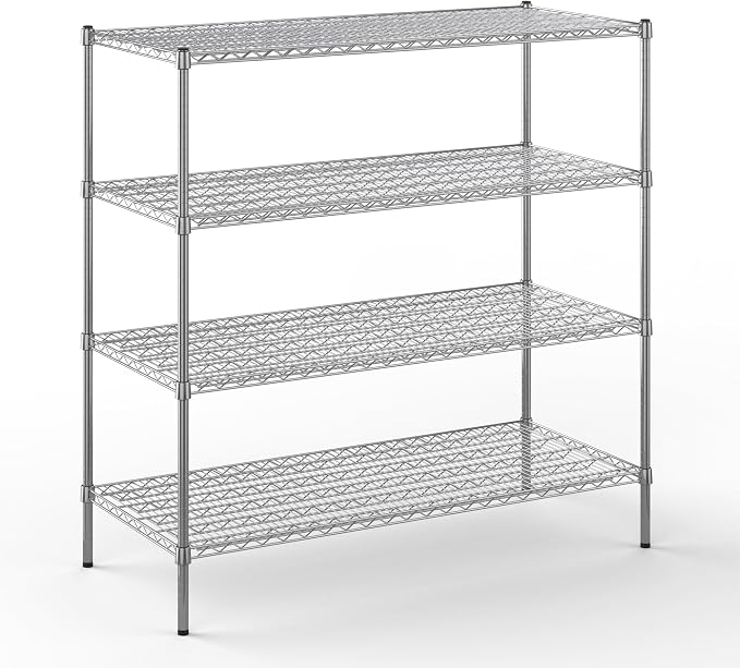 Regal Altair 24" Deep x 54" Wide x 54" Height Wire Shelving Kit | 4-Tier | NSF by Regal+Altair