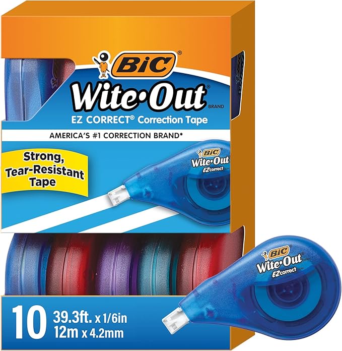 BIC Wite-Out Brand EZ Correct Correction Tape by BIC