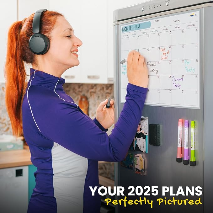 Monthly Magnetic Calendar for Refrigerator - Image 9