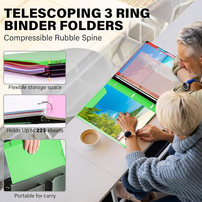WOT I Telescoping Project Organizer, Refillable Binder - Image 2