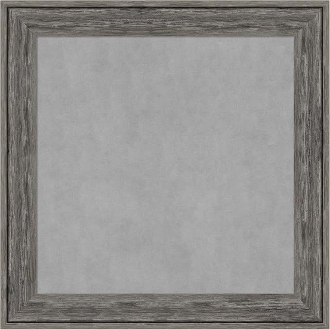 Amanti Art Grey Framed Magnetic Board 15x15 X-Small Vision Board by AmantiArt