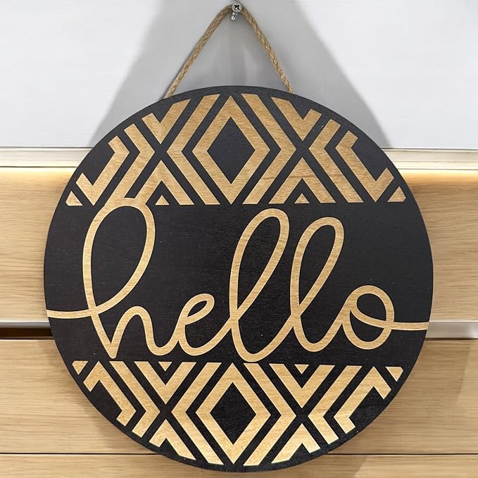 Wood front door sign Wood sign Home decor Welcome sign Sign - Image 2