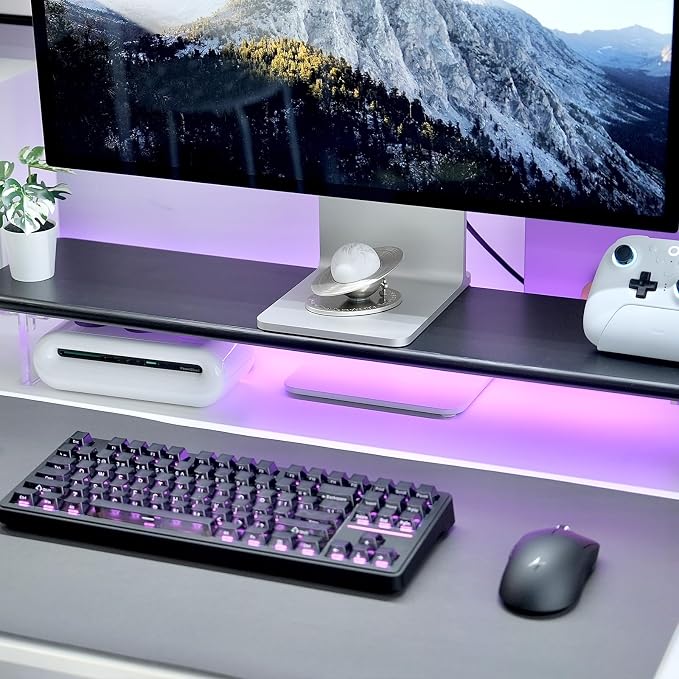 ROCDEER Bamboo Monitor Stand Riser - Image 9