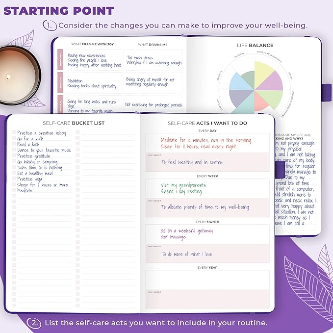 Clever Fox Self-Care Journal – Daily Reflection Notebook – Mental Health & - Image 2