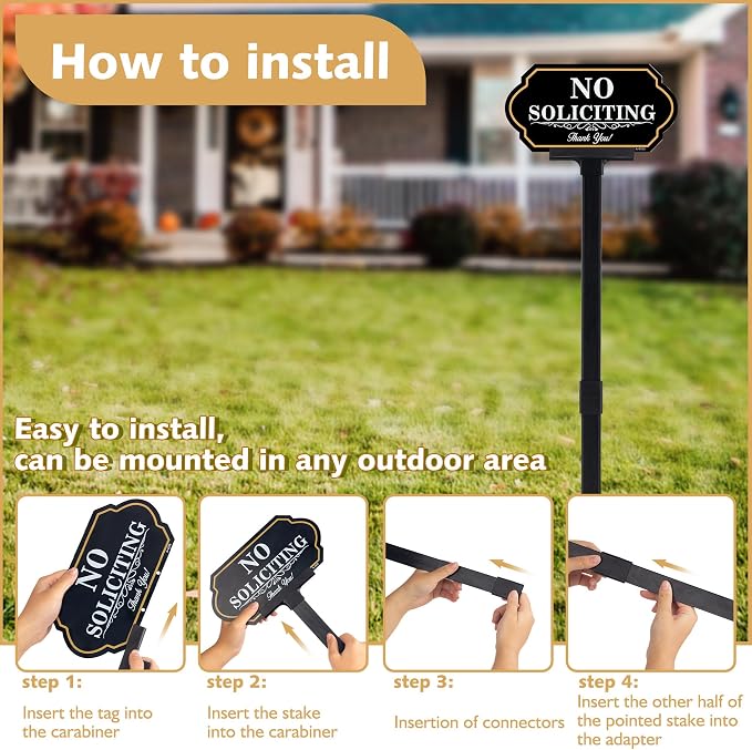 No Soliciting Sign for House - Image 3