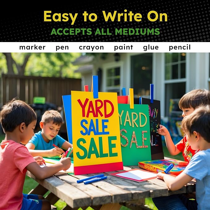 Hygloss Medium Colored Poster Board 11x14 - Image 5