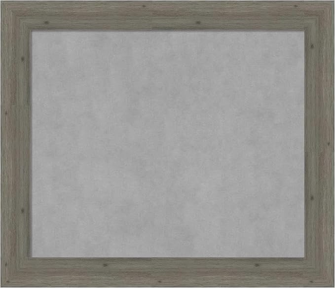 Amanti Art Grey Framed Magnetic Board 25x29 Medium Vision Board by AmantiArt