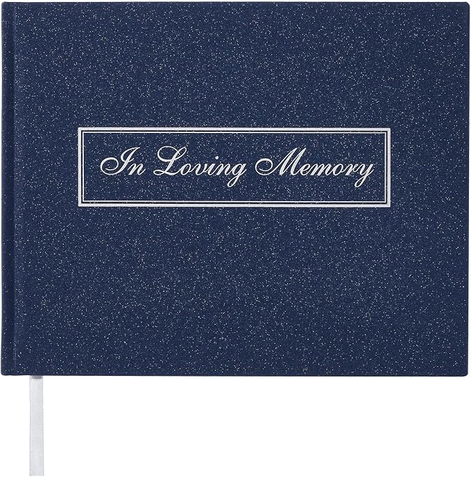 Spacobo Funeral Guest Book for Memorial Service in Loving Memory Guest Book for by Spacobo
