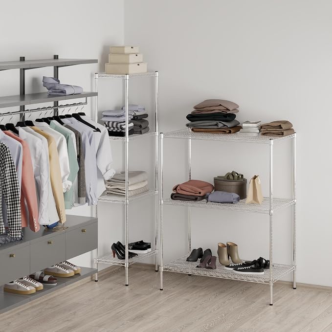Regal Altair 24" Deep x 42" Wide x 54" Height Wire Shelving Kit | 3-Tier | NSF - Image 6