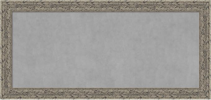Amanti Art Silver Framed Magnetic Board 25x53 Oversize Vision Board by AmantiArt